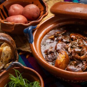 Romeritos con tortitas de camarón